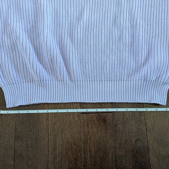 Los Angeles Apparel Fisherman Sweater in Lavender - Picture 7 of 15